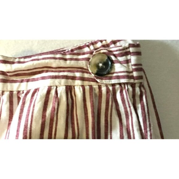 Harve Benard Linen Capris Wide Leg Washable Pull-On Striped Women's Size Small - Picture 6 of 9